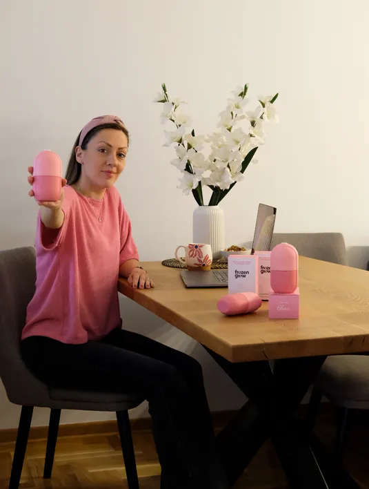 Dina Gosevski - founder of Frozen Glow